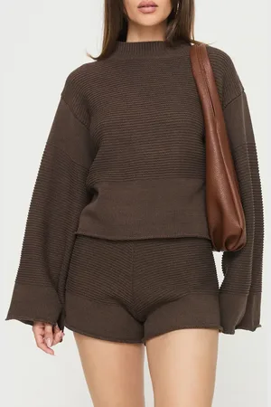 Princess Polly Cheyenne Oversize Sweater & Shorts Set in at Nordstrom, Size X-Small