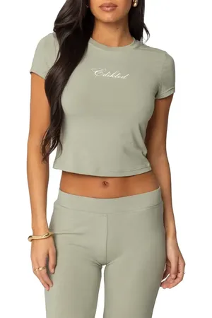 Edikted So Graphic Baby Tee in at Nordstrom, Size X-Small