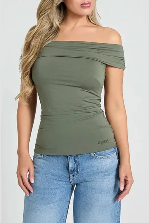 Guess Off the Shoulder Top in at Nordstrom, Size Medium