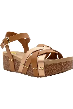 Volatile Edna Ankle Strap Platform Wedge Sandal in at Nordstrom, Size 8