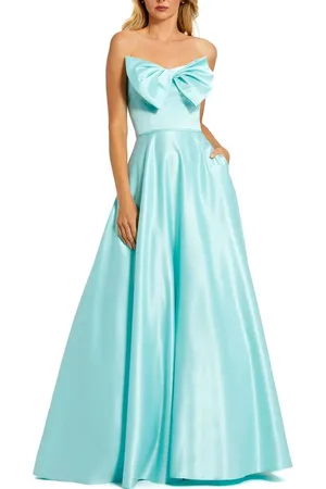 Mac Duggal Strapless A-Line Bow Ballgown in at Nordstrom, Size 6