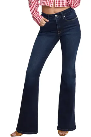 GOOD AMERICAN Dolly Joleans Flare Jeans in at Nordstrom