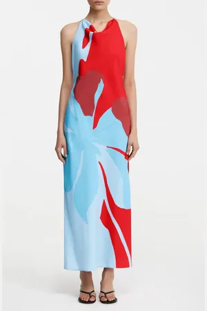 Significant Other Katy Abstract Floral Halter Neck Maxi Dress in at Nordstrom, Size 10 Us
