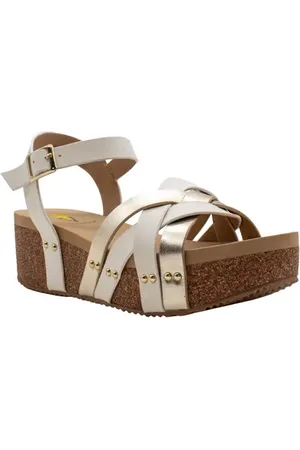 Volatile Edna Ankle Strap Platform Wedge Sandal in at Nordstrom, Size 6