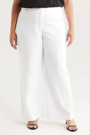 Tahari ASL Wide Leg Pants in at Nordstrom, Size 16W