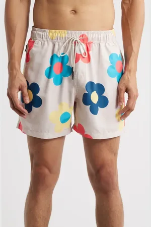 Oas Daisy Relaxed Fit Swim Trunks in at Nordstrom, Size Medium