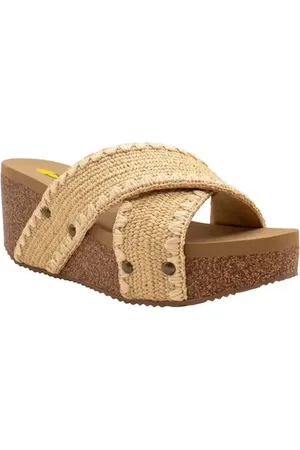 Volatile Antigua Platform Wedge Slide Sandal in at Nordstrom, Size 10