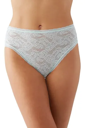 Wacoal High Profile Lace High Cut Briefs in at Nordstrom, Size Large