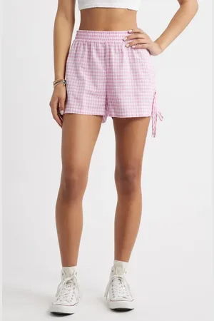 BP. Woven Gingham Shorts in at Nordstrom, Size Xx-Small