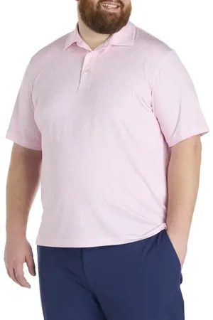 Vineyard Vines Big & Tall Whale Print Sankaty Performance Polo Shirt in at Nordstrom, Size 5Xlt