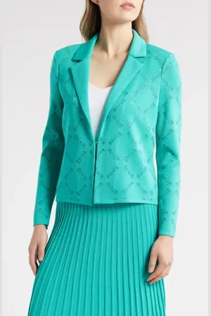 Ming Wang Burnout Knit Jacket in at Nordstrom, Size Small