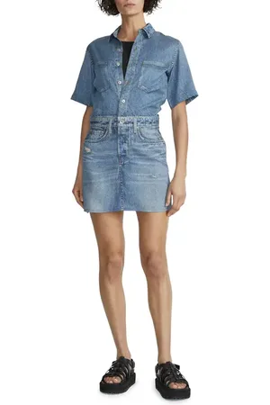 RAG&BONE Liquid Miramar Shirtdress in at Nordstrom, Size X-Small