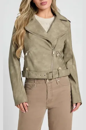 Guess Concettta Moto Jacket in at Nordstrom, Size X-Small