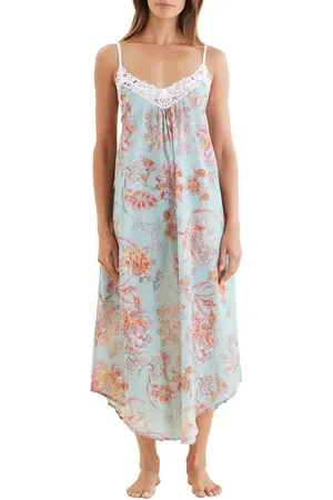 Papinelle Coco Lace Cotton & Silk Maxi Nightgown in at Nordstrom, Size Small