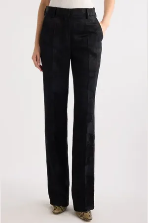 DRIES VAN NOTEN Tonal Jacquard Straight Leg Pants in at Nordstrom, Size 6 Us