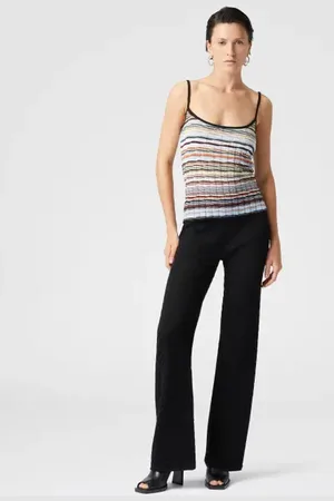 Missoni Tonal Chevron Pattern Straight Trousers in at Nordstrom, Size 46 It