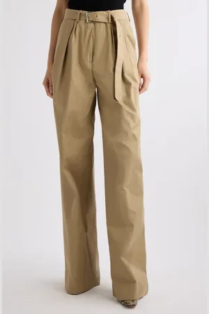 DRIES VAN NOTEN Belted Baggy Cotton TwillPants in at Nordstrom, Size 4 Us