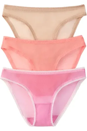 On Gossamer 3-Pack Mesh Hip Bikinis in at Nordstrom, Size Large