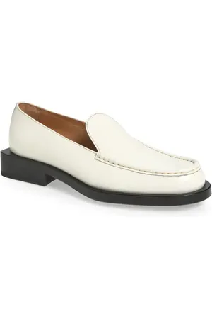 Jacquemus Block Heel Leather Loafer in at Nordstrom, Size 8Us