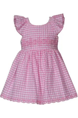 Iris & Ivy Embroidered Seersucker Dress & Bloomers in at Nordstrom, Size 12M
