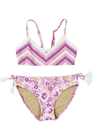 Shade Critters Mixed Media Two-Piece Swimsuit in at Nordstrom, Size 10