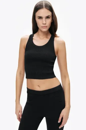 Nocturne Ribbed Crop Top in at Nordstrom, Size X-Small