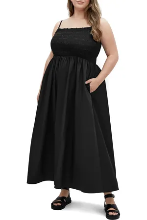City Chic Jolie Fit & Flare Maxi Dress in at Nordstrom, Size Xs