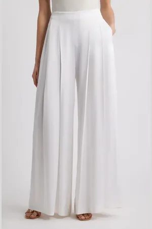 HUGO BOSS Tetosa Pleated Wide Leg Pants in at Nordstrom, Size 4