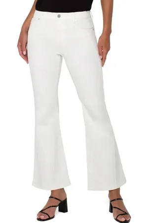 Liverpool Los Angeles Hannah Front Seam Flare Jeans in at Nordstrom, Size 2