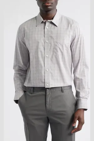 Pendleton Academy Check Pima Cotton Button-Up Shirt in at Nordstrom, Size Medium