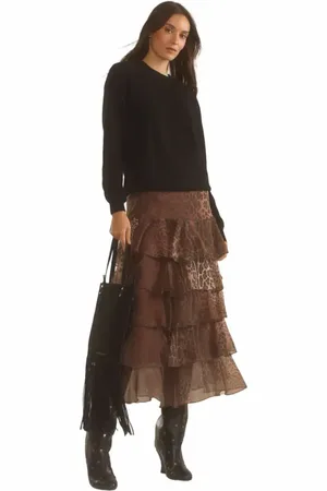 Cynthia Rowley Prim Silk Organza Skirt in at Nordstrom, Size 0
