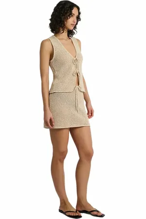 ONIA Crochet Knit Mini Skirt in at Nordstrom, Size X-Small