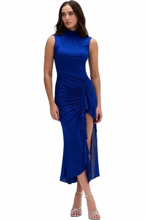 PATBO Metallic Jersey Sleeveless Mid in at Nordstrom, Size 4