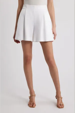 HUGO BOSS Tulania Pleated High Waist Shorts in at Nordstrom, Size 0