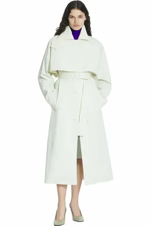 Lanvin Cotton Trench Coat in at Nordstrom, Size 38 Eu