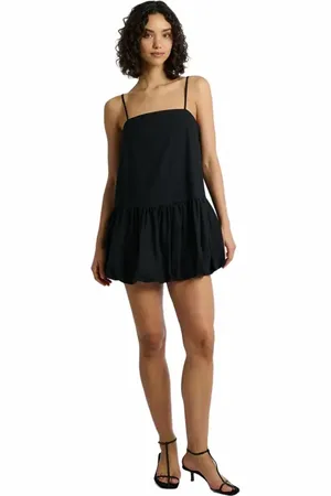 ONIA Air Linen Bubble Mini Dress in at Nordstrom, Size 00