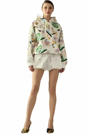 Cynthia Rowley Nylon Cargo Shorts in at Nordstrom, Size Large