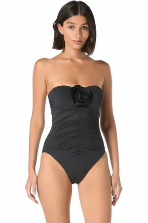 Kate Spade Bandeau One Piece Swimsuit in at Nordstrom, Size Medium