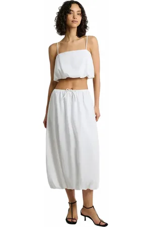 ONIA Air Linen Bubble Maxi Skirt in at Nordstrom, Size X-Large