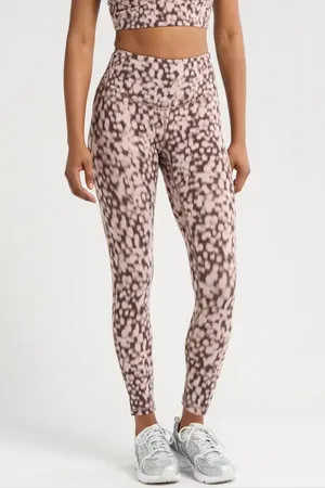 Zella Studio Luxe Print High Waist 7/8 Leggings in at Nordstrom, Size X-Large