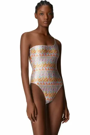 Missoni One-shoulder Swimsuit In Technical Fabric in at Nordstrom, Size 40 It