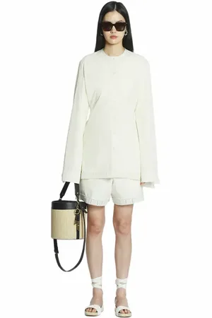 Lanvin Cotton Peplum Shorts in at Nordstrom, Size 40 Eu