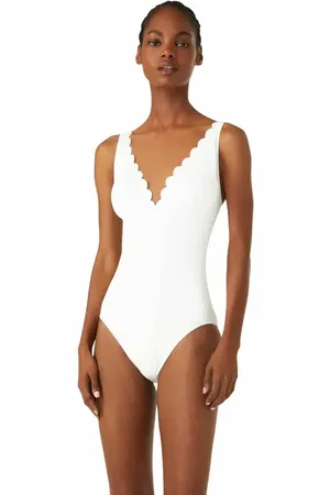 Kate Spade Plunge One Piece Swimsuit in at Nordstrom, Size X-Small
