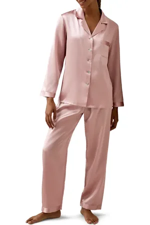Lilysilk Full Length Silk Pajamas Set in at Nordstrom, Size Small