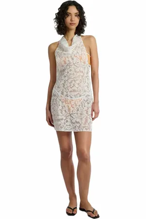 ONIA Burnout Cowl Mini Dress in at Nordstrom, Size Xx-Small