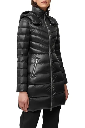 Mackage Lightweight Hooded Water Repellent 800 Plus Fill Power Down Jacket in at Nordstrom, Size Medium