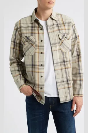 Pendleton Beach Shack Plaid Button-Up Shirt in at Nordstrom, Size Large