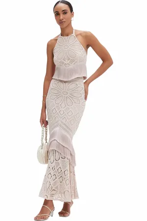PATBO Flower Crochet Skirt in at Nordstrom, Size X-Small