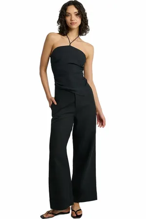 ONIA Air Linen Paperbag Trouser in at Nordstrom, Size 00 30