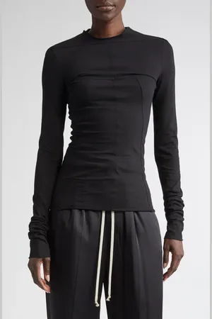 Rick Owens Lido Long Sleeve Cotton T-Shirt in at Nordstrom, Size 12 Us